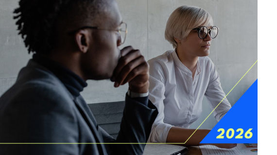 Professional meeting with modern design elements